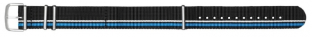 22mm Textile - Blue Infinity