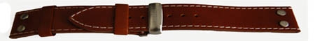 22mm Aviator Leather - Brown